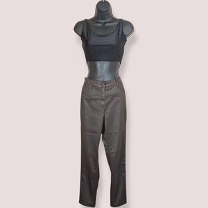 Olsen Brown Mona Slim Pants